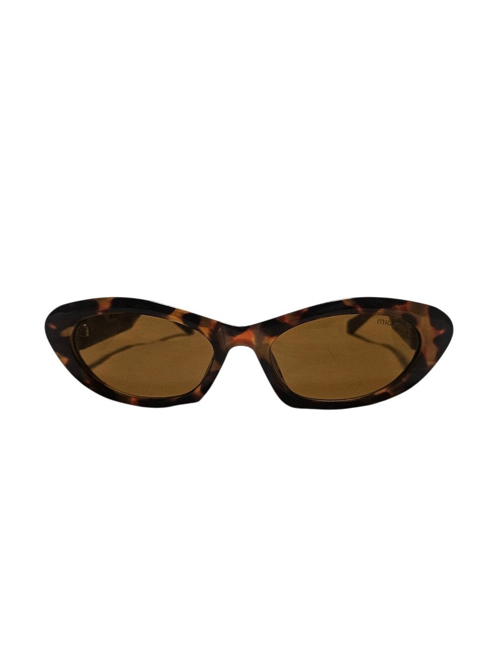 🔥NEW✨ Miu Miu ✨ Authentic Tortoiseshell Brown & Black Cat-Eye Sunglasses 😎 - Picture 2 of 16